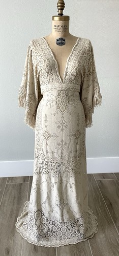 Vintage champagne lace wedding - vintage,