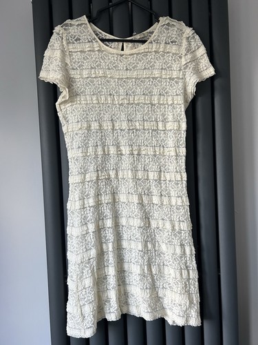 Jack wills cream lace dress - wills,