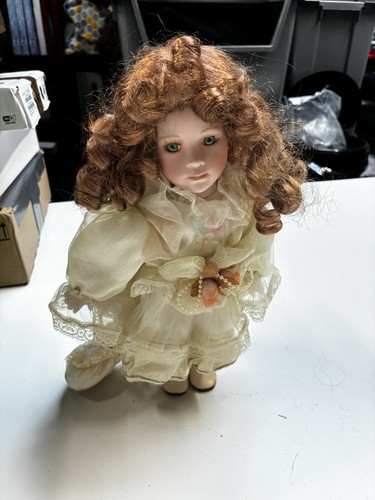 Vintage 1990s porcelain doll - vintage,