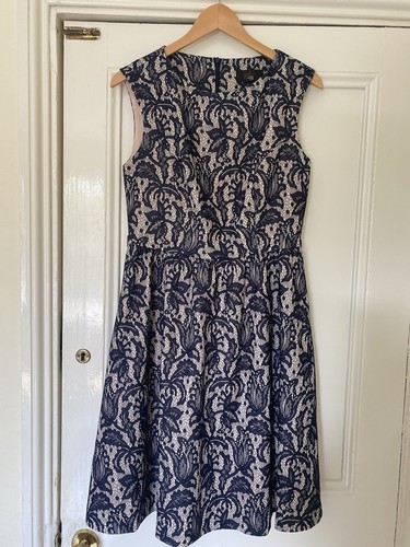 Vintage look navy - &, cream
