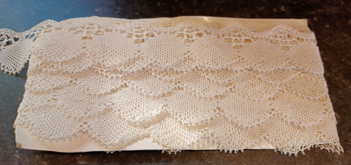 Vintage cream cotton - vintage, lace