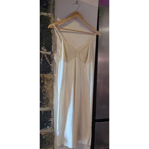 Vintage cream slip dress would - vintage,
