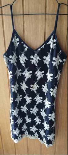 Vintage black cream - lace, cami