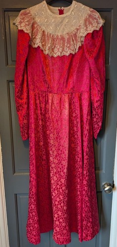 Vintage red metallic maxi - vintage,