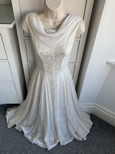 Vintage wedding dress 1950s - vintage,