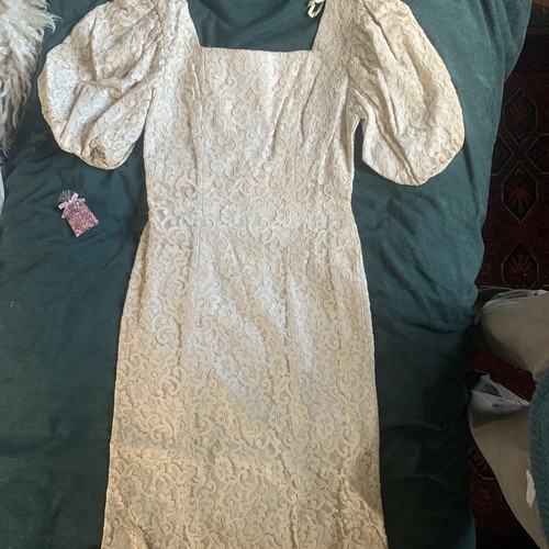 Vintage 1960s cream - vintage, lace