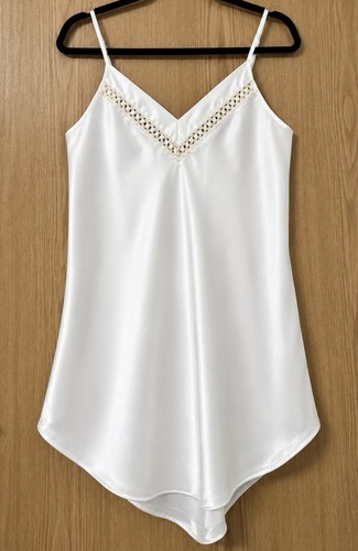 Vintage cream slip - slip, with