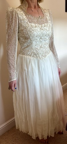 Wedding dress cream vintage - cream,