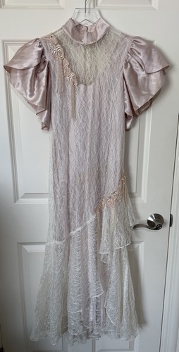 Cachet vintage 80s cream - cachet, lace