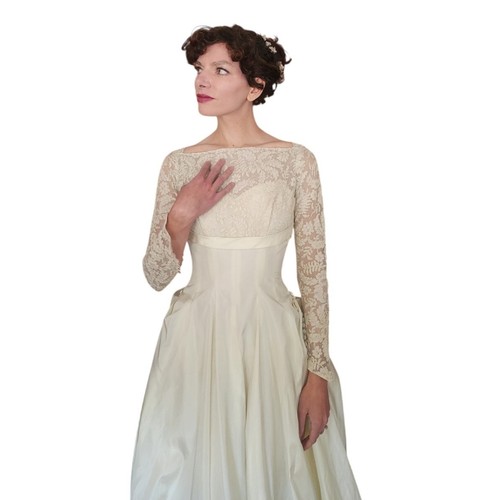 Vintage 1950s wedding - vintage, dress